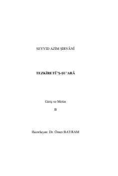 Tezkiretüş şuara
